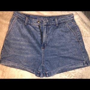 American Eagle High Waisted Mom Shorts
